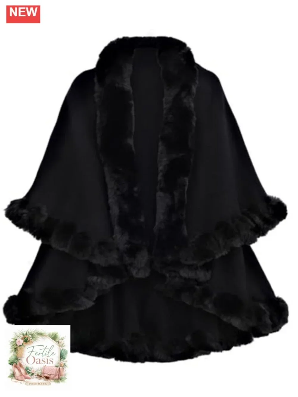 80% Faux Fur Wrap Shawl for Women Winter Warm Bridal Cardigan Coat